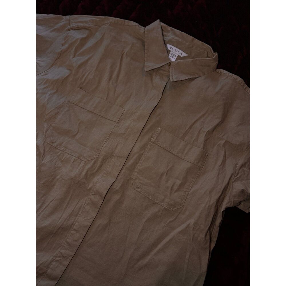 Full-Coverage Khaki Shirt